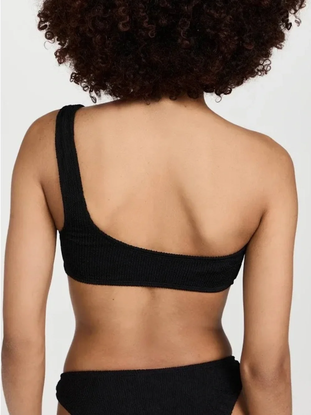 Good American One Shoulder Bikini Top
